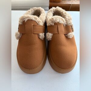 Cozy Brown Slip-On Shoes